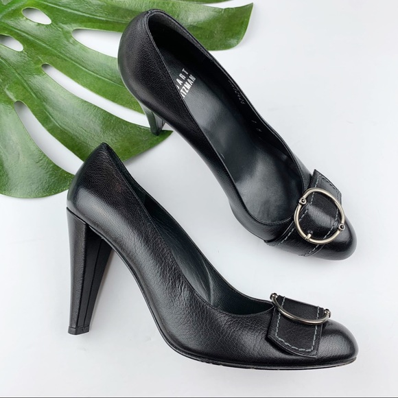 Stuart Weitzman Shoes - Stuart Weitzman Heels Pumps Round Buckle 7